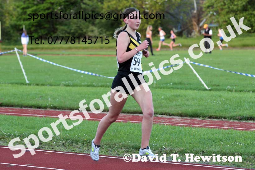 3000 metres, 2021 North East Grand Prix No. 2, Monkton, Wednesday, May 19th. Photo: David T. Hewitson/Sports for All Pics